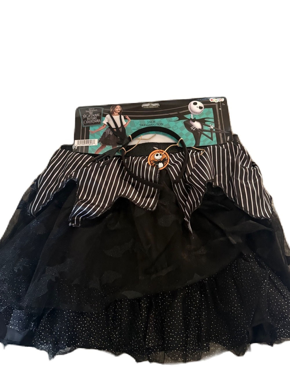 The Nightmare Before Christmas Jack Skellington Tutu Skirt & Headband Costume